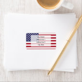 アメリカ国旗 ラベル (インサイチュ)