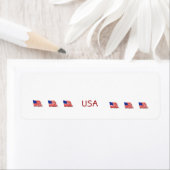 アメリカ国旗 ラベル (インサイチュ)