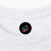アメリカ国旗 ラベル (貼付)