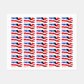 アメリカ国旗 ラベル (シート)