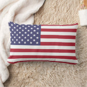 アメリカ国旗 ランバークッション (ブランケット)