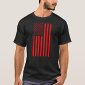 アメリカ国旗 レッド Tシャツ (正面)