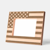 アメリカ国旗 レーザー彫刻フレーム (左)