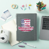 アメリカ国旗 不法移民を国外追放 シール (iPadカバー)