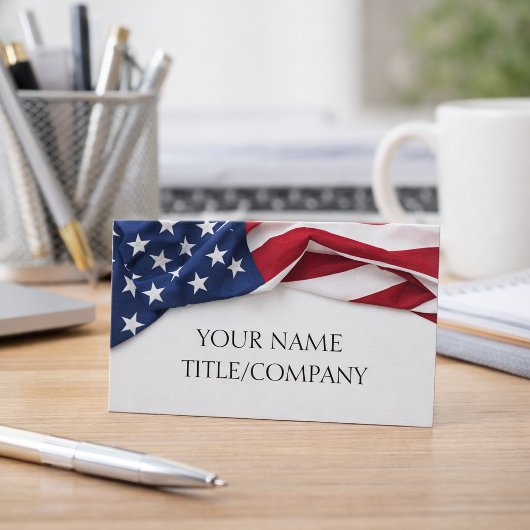 アメリカ国旗 企業名 プロファイル 名刺