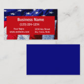 アメリカ国旗 名刺 (正面/裏面)