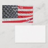 アメリカ国旗 名刺 (正面/裏面)