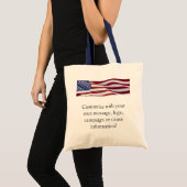 アメリカ国旗 愛国バッグ トートバッグ (正面(商品))