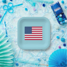 アメリカ国旗 愛国パーティー 紙皿