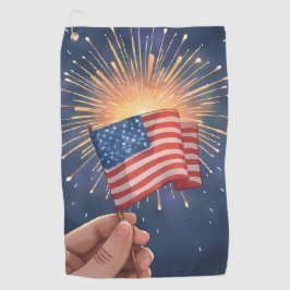 アメリカ国旗 愛国心 ゴルフタオル