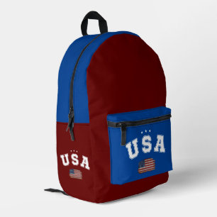 アメリカ国旗 愛国心 ベテラン 7月4日 プリントバックパック
