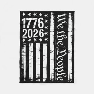 アメリカ国旗 愛国心 歴史 1776 2026 250周年記念 フリースブランケット