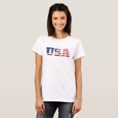 アメリカ国旗 愛国心 Tシャツ (正面フル)