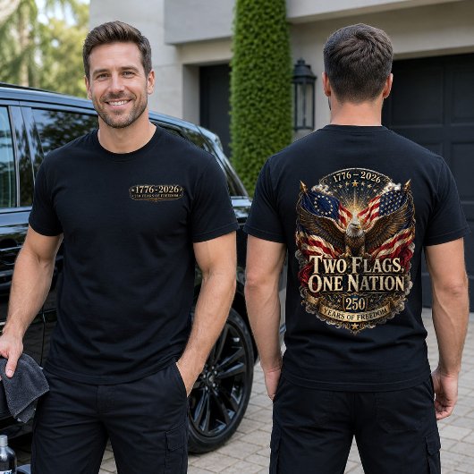 アメリカ国旗 愛国心 USA 250 Tシャツ
