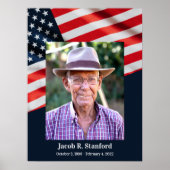 アメリカ国旗 愛国的な生命の祝祭 ポスター (正面)