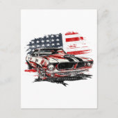 アメリカ国旗 愛国的な エンクロージャーカード (裏面)