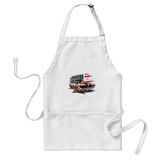 アメリカ国旗 愛国的な スタンダードエプロン (正面)