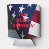 「アメリカ国旗」「愛国的ギフト」 缶クーラー (裏面)