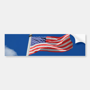 アメリカ国旗、愛国者支援 バンパーステッカー