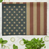 アメリカ国旗 愛国 キッチンタオル (折り畳み)