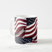アメリカ国旗 愛国 コーヒーマグカップ (正面左)