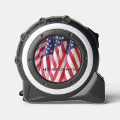 アメリカ国旗、愛国、名入れギフトツール メジャー (正面)