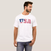 アメリカ国旗 愛国 Tシャツ (正面フル)