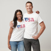 アメリカ国旗 愛国 Tシャツ (ユニセックス)