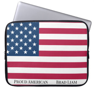 アメリカ国旗 愛国 USA ラップトップスリーブ