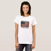 アメリカ国旗 - 感謝のアメリカ Tシャツ (正面フル)