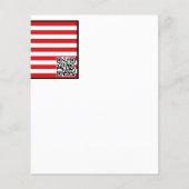 アメリカ国旗、政治運動家広告の チラシ (裏面)