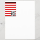 アメリカ国旗、政治運動家広告の チラシ (裏面)