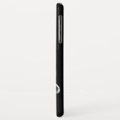 アメリカ国旗、旧バイクもしくは自転車に乗る人、 Case-Mate iPhoneケース (裏面/左)