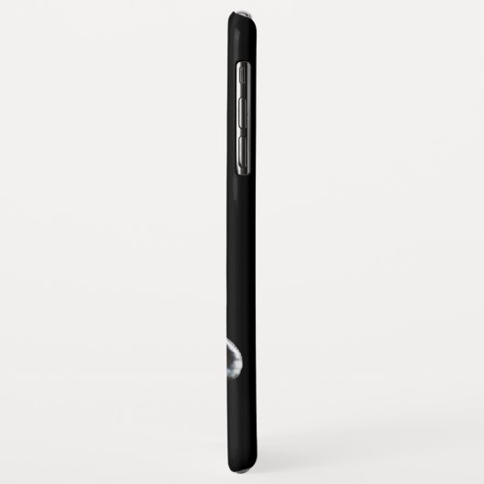 アメリカ国旗、旧バイクもしくは自転車に乗る人、 Case-Mate iPhoneケース (裏面/左)