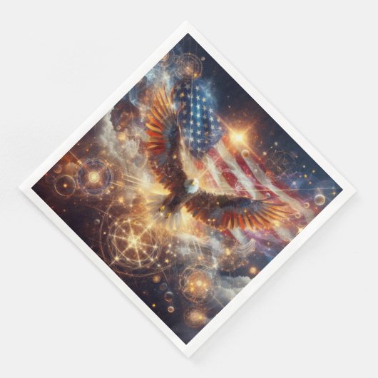 アメリカ国旗 – 星とストライプ – Bald Eagle (コーナー)