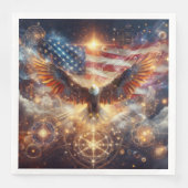 アメリカ国旗 – 星とストライプ – Bald Eagle (正面)