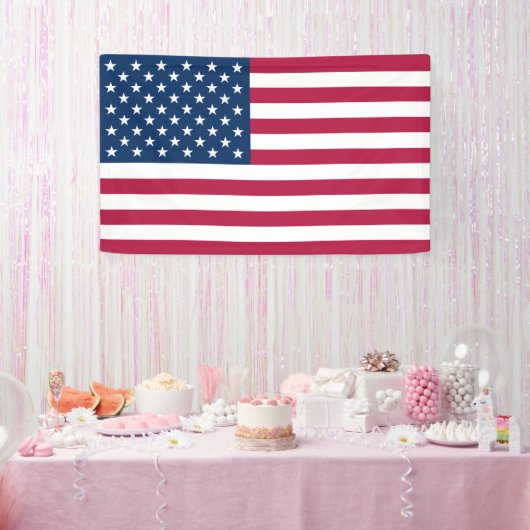 アメリカ国旗 横断幕 (パーティー)