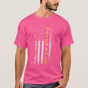 アメリカ国旗 水球 アメリカ国旗 水球選手 Tシャツ