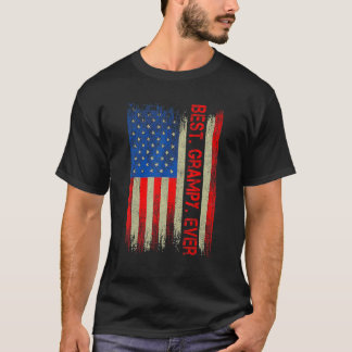 アメリカ国旗 父の日 おじいちゃん最高 Vintage Tシャツ