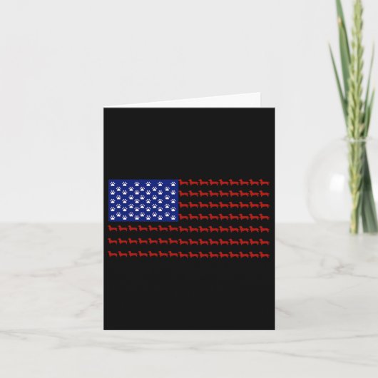 アメリカ国旗 独立記念日 ギフト カード (正面)