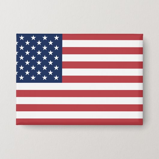 アメリカ国旗 独立記念日 缶バッジ (正面)