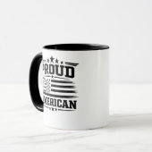 アメリカ国旗 白 コンボマグ マグカップ (正面左)