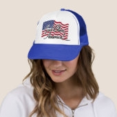 アメリカ国旗 - 神の恵みをアメリカに！ キャップ (インサイチュ)