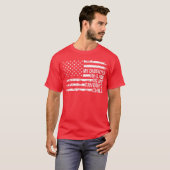 アメリカ国旗 私の義理の娘は私のお気に入りの子供 Tシャツ (正面フル)
