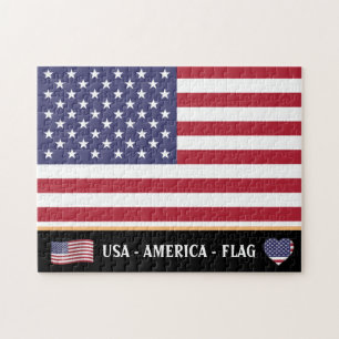 アメリカ国旗·米国国/統一された州 ジグソーパズル