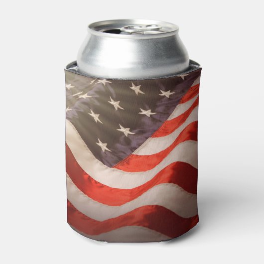 アメリカ国旗 缶クーラー (缶正面)