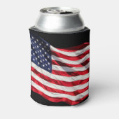 アメリカ国旗 缶クーラー (缶裏面)
