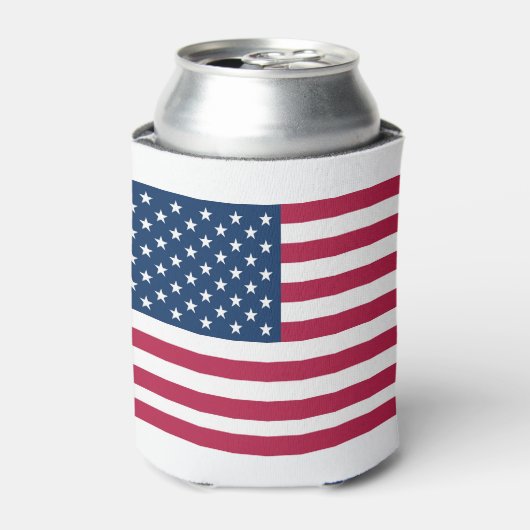 アメリカ国旗 缶クーラー (缶正面)