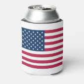 アメリカ国旗 缶クーラー (缶裏面)