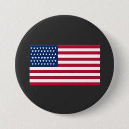 アメリカ国旗 缶バッジ